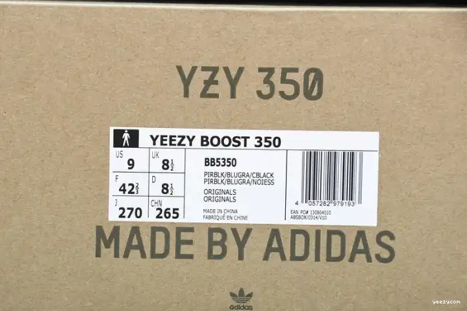 2023) Pirate Black Adidas (2022 Yeezy 350 Boost BB5350 0617
